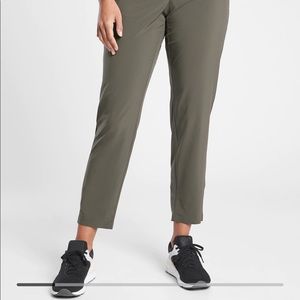 Athleta Brooklyn Ankle Pant // Color: Mountain Olive // Size 2